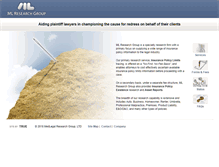 Tablet Screenshot of mlresearchgroup.com